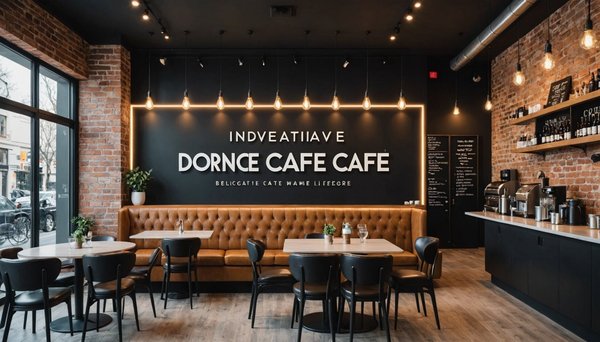 Innovative cafe signage concepts to revamp your ambiance now